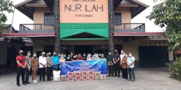 HUT Satpam, ABUJAPI Kalbar Berbagi ke Panti Asuhan