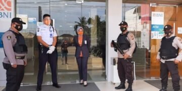 Patroli Dialogis, Polsek Ukui Sambangi Satpam Bank