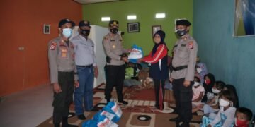 Kapolres Lamandau dan Satpam Gelar Bakti Sosial ke Panti Asuhan