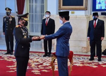 Presiden Resmi Lantik Listyo Sigit Jadi Kapolri