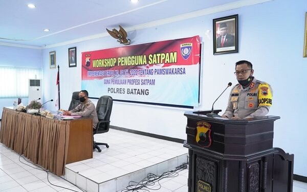 Polres Batang Gelar FGD, Satpam Diminta Antisipasi Covid-19
