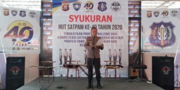 Inilah Pesan Kasat Binmas Polres Sintang ke Satpam