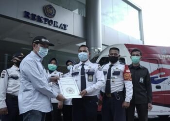 Satpam Universitas Muhammadiyah Malang Galang Dana untuk Korban Bencana