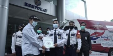 Satpam Universitas Muhammadiyah Malang Galang Dana untuk Korban Bencana