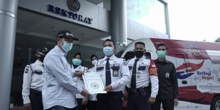 Satpam Universitas Muhammadiyah Malang Galang Dana untuk Korban Bencana