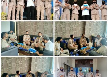 Gelar Bansos, KBS RI Sambangi Kantor BNN Kota Batu