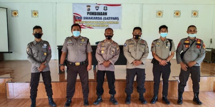 Polres Buol Berikan Pembinaan Kepada Satpam