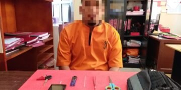 Operasi Antik 2021, Polres Inhil Tangkap Oknum Satpam Karena Narkoba