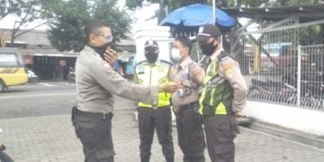 Binmas Polsek Krembangan Sambangi Satpam PT Sriwijaya