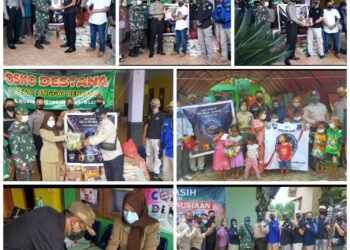 DPC KBS RI Nganjuk Berikan Bantuan ke Korban Tanah Longsor