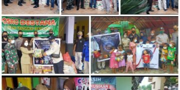 DPC KBS RI Nganjuk Berikan Bantuan ke Korban Tanah Longsor