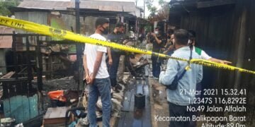 KBKS BPD Kaltim Berikan Bansos ke Korban Kebakaran