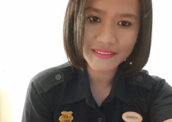 Ivone Sanggasi, Satpam Wanita Komandan Kompi Pembawa Obor Taptu