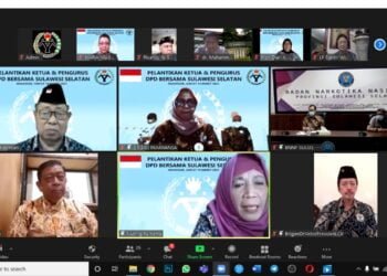 Kuatkan Jaringan Cegah Narkoba, BERSAMA Lantik Pengurus DPD Sulsel