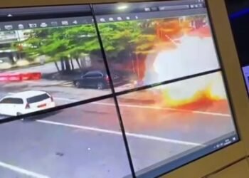 Satpam Kosmos Sempat Mencurigai Gerak Gerik Pelaku Bom Bunuh Diri