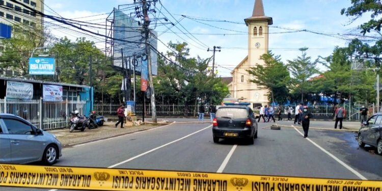 Inilah Nama 5 Satpam Korban Bom di Gereja Katedral Makassar