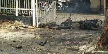 Dua Satpam Gereja Katedral Menjadi Korban Bom Bunuh Diri