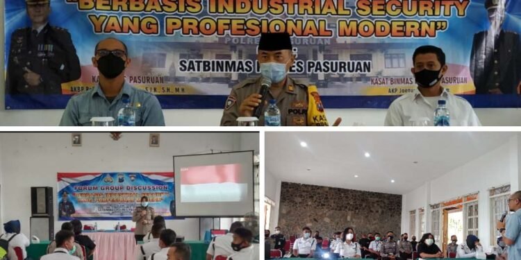 Bahas Industri Pengamanan, Polres Pasuruan Gelar FGD Bersama Satpam  