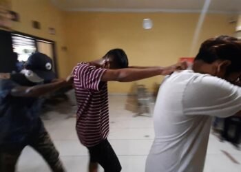 Ketua Geng Motor yang Pamer Senjata Ternyata Sekuriti Pabrik