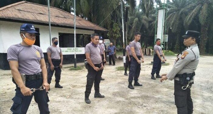 Satbinmas Polres Melawi Gelar Pembinaan Satpam