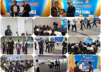 300 Satpam PTP Ikuti Sertifikasi Uji Kompetensi Gada Pratama dari BNSP