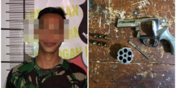 Polres Ogan Ilir Tangkap Sekuriti Bawa Senjata Api Rakitan 