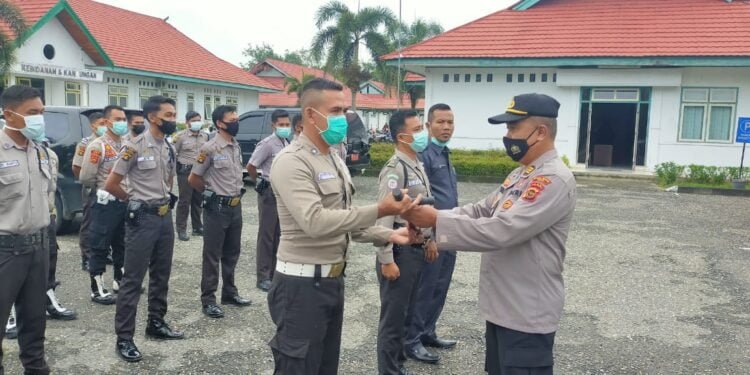 Polres Tebo Cek Kesiapan Satpam RSUD Sulthan Thaha Saifuddin