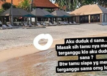 Usir Warga dari Pantai Semawang, Oknum Sekuriti Minta Maaf