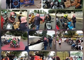 DPC KBS-RI Karawang Bagikan Masker dan Takjil di Bulan Ramadhan