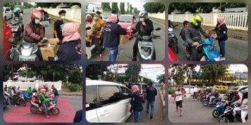 DPC KBS-RI Karawang Bagikan Masker dan Takjil di Bulan Ramadhan