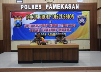 Kapolres Pamekasan Imbau Satpam Tingkatkan Sinergitas dengan Polri
