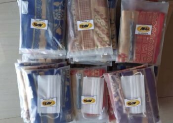 Jelang Ramadhan, DPD APSI Kepri Bagikan Sajadah, Tasbih dan Masker