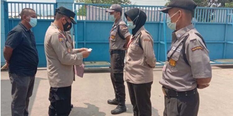 Saat Sidak Satpam, Polres Majalengka Tidak Temukan Pelanggaran