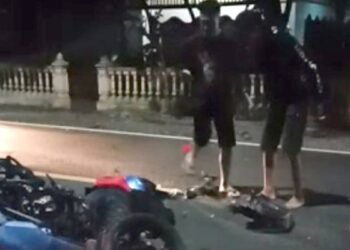 Tabrakan Kendaraan Bermotor, Satpam BRI Meninggal Dunia