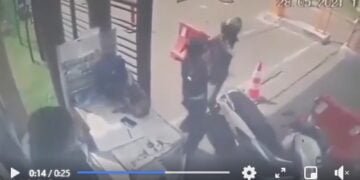 Diarahkan Satpam Cuci Tangan Sebelum Masuk Komplek, Driver Ojol Tak Terima