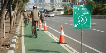 Demi Keamanan dan Keselamatan, Pesepeda Ambil Jalur Kiri