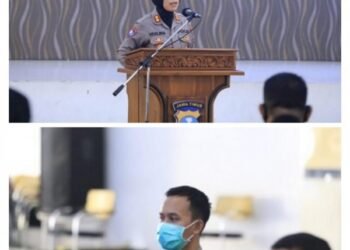 Polrestabes Surabaya Sosialisasikan Seragam Satpam yang Baru