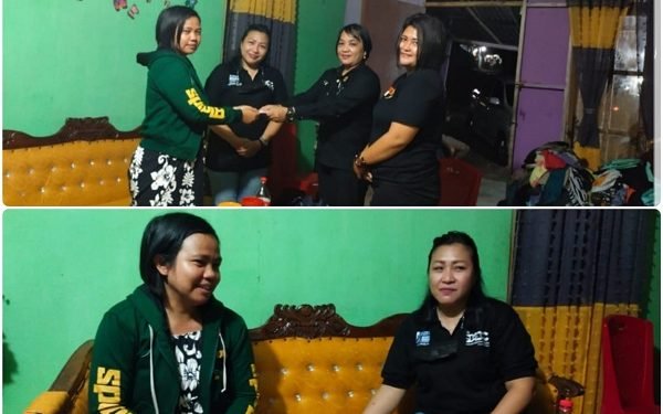 KBS RI Sulut Sambangi Salah Satu Pengurus yang Sakit