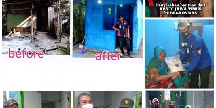 KBS RI Jatim “Bedah Rumah” Lansia di Daerah Gadang Malang