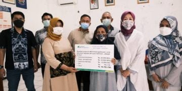 Ahli Waris Satpam Terima Santunan 42 Juta dari BPJamsostek