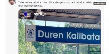 Bantu Tunanetra Naik Kereta, Satpam Dipuji Netizen