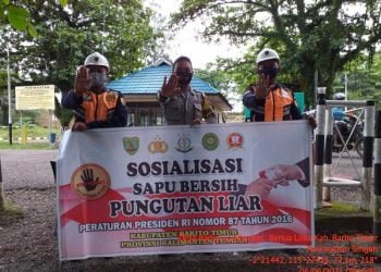 Polsek Benua Lima Sosialisasikan Saber Pungli ke Satpam