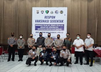 Cegah Covid, Ribuan Satpam di DIY Jalani Suntik Vaksin