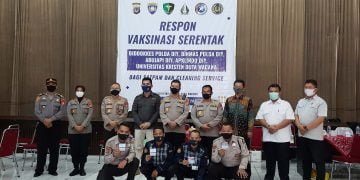 Cegah Covid, Ribuan Satpam di DIY Jalani Suntik Vaksin