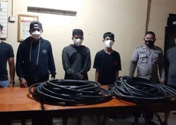 Dua Maling Kepergok Satpam Saat Curi Kabel Tembaga