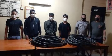 Dua Maling Kepergok Satpam Saat Curi Kabel Tembaga