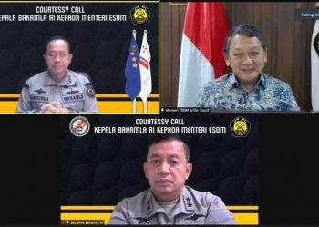 Kepala Bakamla-Menteri ESDM Bahas Keamanan Migas di Laut Natuna Utara