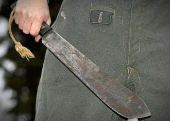 Ancam Satpam dengan Golok, HF Dicokok Polresta Bandar Lampung