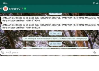 Ingat, Jangan Berikan OTP ke Orang Lain Saat Transaksi Digital!