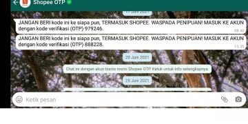 Ingat, Jangan Berikan OTP ke Orang Lain Saat Transaksi Digital!